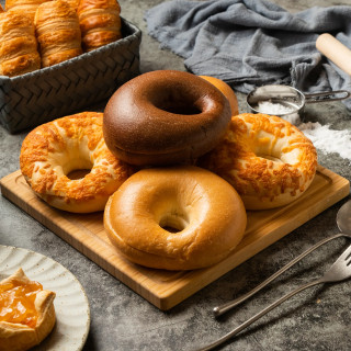 金獎蜂蜜米穀貝果 3入綜合